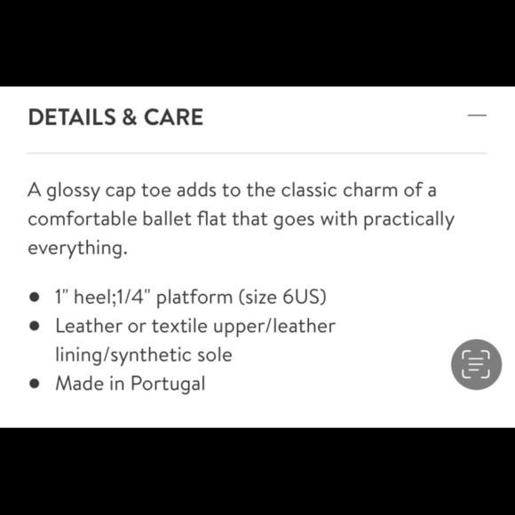 GABOR Black Flats. Ultra comfortable with slight heel, patent toe. - Picture 6 of 6